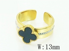 HY Wholesale Popular Rings Jewelry Stainless Steel 316L Rings-HY80R0010MS