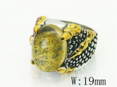 HY Wholesale Popular Rings Jewelry Stainless Steel 316L Rings-HY17R0368HJS