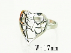HY Wholesale Popular Rings Jewelry Stainless Steel 316L Rings-HY15R2390HPV