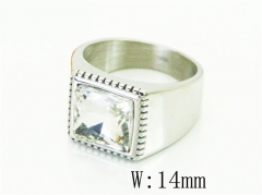 HY Wholesale Popular Rings Jewelry Stainless Steel 316L Rings-HY17R0756HIQ