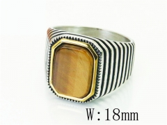 HY Wholesale Popular Rings Jewelry Stainless Steel 316L Rings-HY17R0449HJV