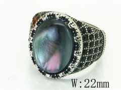 HY Wholesale Popular Rings Jewelry Stainless Steel 316L Rings-HY17R0583HIB