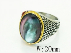 HY Wholesale Popular Rings Jewelry Stainless Steel 316L Rings-HY17R0431HJU