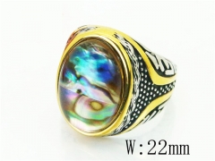 HY Wholesale Popular Rings Jewelry Stainless Steel 316L Rings-HY17R0402HJY