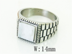 HY Wholesale Popular Rings Jewelry Stainless Steel 316L Rings-HY17R0681HID
