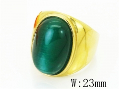 HY Wholesale Popular Rings Jewelry Stainless Steel 316L Rings-HY17R0310HMG