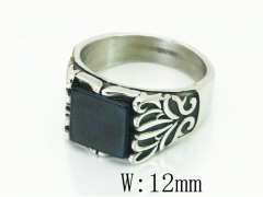 HY Wholesale Popular Rings Jewelry Stainless Steel 316L Rings-HY17R0691HIB