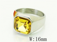HY Wholesale Popular Rings Jewelry Stainless Steel 316L Rings-HY17R0766HID