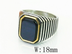 HY Wholesale Popular Rings Jewelry Stainless Steel 316L Rings-HY17R0448HJB