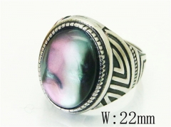 HY Wholesale Popular Rings Jewelry Stainless Steel 316L Rings-HY17R0560HIY