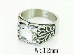HY Wholesale Popular Rings Jewelry Stainless Steel 316L Rings-HY17R0687HIZ