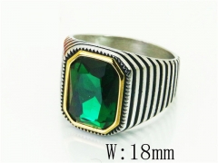 HY Wholesale Popular Rings Jewelry Stainless Steel 316L Rings-HY17R0442HJS