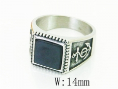 HY Wholesale Popular Rings Jewelry Stainless Steel 316L Rings-HY17R0715HIT