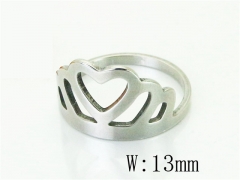 HY Wholesale Popular Rings Jewelry Stainless Steel 316L Rings-HY15R2393HPD