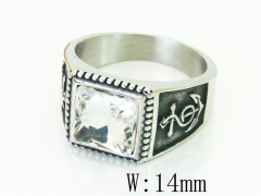 HY Wholesale Popular Rings Jewelry Stainless Steel 316L Rings-HY17R0709HIX