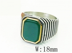 HY Wholesale Popular Rings Jewelry Stainless Steel 316L Rings-HY17R0446HJV