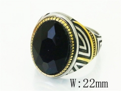 HY Wholesale Popular Rings Jewelry Stainless Steel 316L Rings-HY17R0390HJB