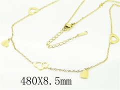 HY Wholesale Necklaces Stainless Steel 316L Jewelry Necklaces-HY24N0117PLR