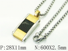 HY Wholesale Necklaces Stainless Steel 316L Jewelry Necklaces-HY41N0057HJW