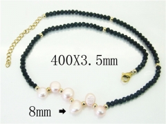 HY Wholesale Necklaces Stainless Steel 316L Jewelry Necklaces-HY21N0139HJE