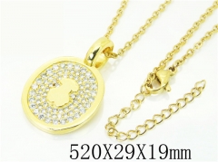 HY Wholesale Necklaces Stainless Steel 316L Jewelry Necklaces-HY90N0280HNC