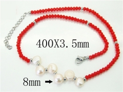 HY Wholesale Necklaces Stainless Steel 316L Jewelry Necklaces-HY21N0146HIQ