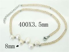 HY Wholesale Necklaces Stainless Steel 316L Jewelry Necklaces-HY21N0136HIR