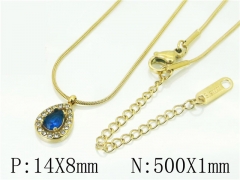 HY Wholesale Necklaces Stainless Steel 316L Jewelry Necklaces-HY59N0288MLD