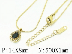 HY Wholesale Necklaces Stainless Steel 316L Jewelry Necklaces-HY59N0290MLG