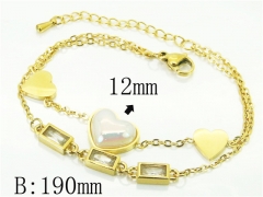 HY Wholesale Bracelets 316L Stainless Steel Jewelry Bracelets-HY32B0712HHX