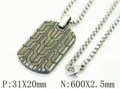 HY Wholesale Necklaces Stainless Steel 316L Jewelry Necklaces-HY41N0080HIE