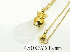 HY Wholesale Necklaces Stainless Steel 316L Jewelry Necklaces-HY92N0457HLE