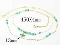 HY Wholesale Necklaces Stainless Steel 316L Jewelry Necklaces-HY32N0791HIL