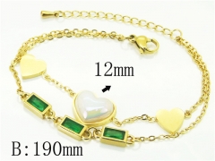 HY Wholesale Bracelets 316L Stainless Steel Jewelry Bracelets-HY32B0711HHW