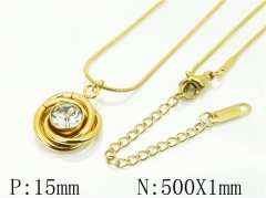 HY Wholesale Necklaces Stainless Steel 316L Jewelry Necklaces-HY59N0272MLV