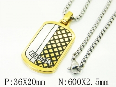 HY Wholesale Necklaces Stainless Steel 316L Jewelry Necklaces-HY41N0085HLS