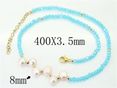 HY Wholesale Necklaces Stainless Steel 316L Jewelry Necklaces-HY21N0141HJE