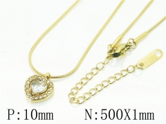 HY Wholesale Necklaces Stainless Steel 316L Jewelry Necklaces-HY59N0291MLV