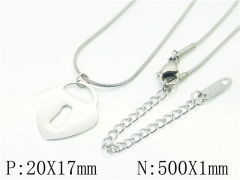 HY Wholesale Necklaces Stainless Steel 316L Jewelry Necklaces-HY59N0239LLS