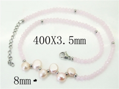 HY Wholesale Necklaces Stainless Steel 316L Jewelry Necklaces-HY21N0134HIG