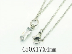 HY Wholesale Necklaces Stainless Steel 316L Jewelry Necklaces-HY15N0108LOX