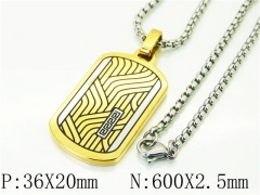 HY Wholesale Necklaces Stainless Steel 316L Jewelry Necklaces-HY41N0083HKD