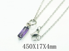 HY Wholesale Necklaces Stainless Steel 316L Jewelry Necklaces-HY15N0107LOV