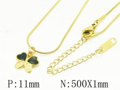 HY Wholesale Necklaces Stainless Steel 316L Jewelry Necklaces-HY59N0280MLS