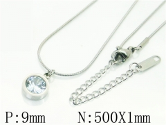 HY Wholesale Necklaces Stainless Steel 316L Jewelry Necklaces-HY59N0247LLU