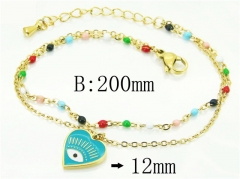 HY Wholesale Bracelets 316L Stainless Steel Jewelry Bracelets-HY32B0689NV