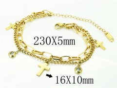 HY Wholesale Bracelets 316L Stainless Steel Jewelry Bracelets-HY24B0153NLA