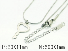 HY Wholesale Necklaces Stainless Steel 316L Jewelry Necklaces-HY59N0241LLV