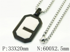 HY Wholesale Necklaces Stainless Steel 316L Jewelry Necklaces-HY41N0091HKW