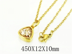 HY Wholesale Necklaces Stainless Steel 316L Jewelry Necklaces-HY15N0139MJF